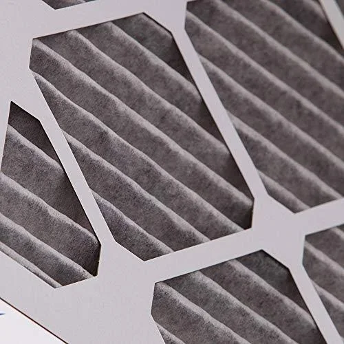 12x12x1 Furnace Air Filters MERV 8 Pleated Plus Carbon 6 Pack