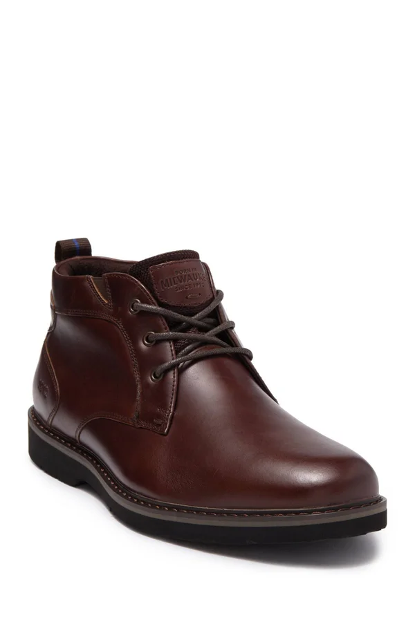 Men's Nunn Bush Denali Waterproof Plain Toe Chukka Boot, Size: 12, Brown