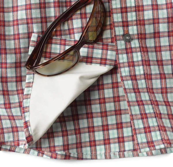 Men's Flat Creek Shirt, Red Plaid, Size 2XL, Orvis