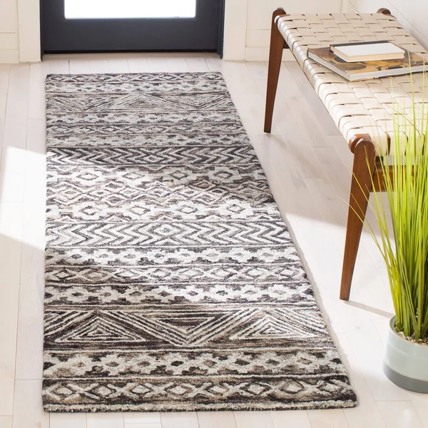 Safavieh Rugs Abstract Grey, Brown 2&3x22 x 8&