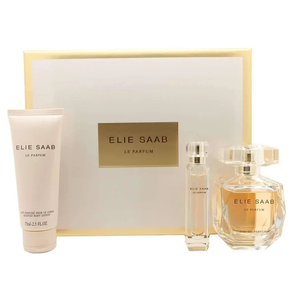 Le Parfum Elie Saab Perfume Women Gift Set 3 oz Eau De Parfum Spray Mini
