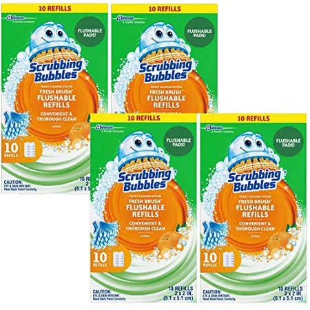 Scrubbing Bubbles Fresh Brush Refill 10-Count - 4 Pack, Other