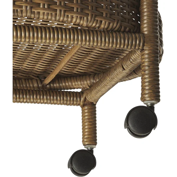 Butler PEVITA Rattan Serving Cart