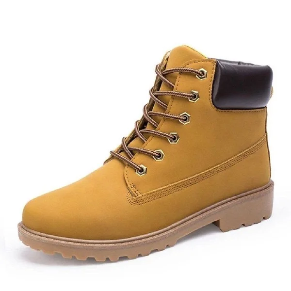 Men Classic Leather Steel Toe Timberland Pro Work Boots Yellow 10 (US) Without Fur