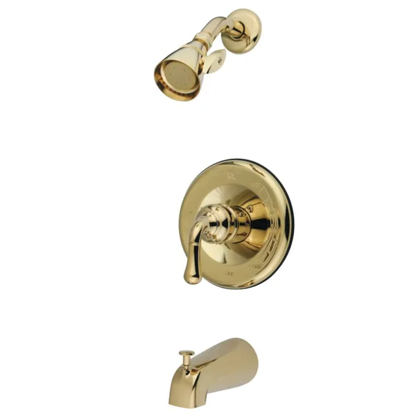 Kingston Brass Magellan Trim Only for Single Handle Tub & Shower Faucet - Polished Brass
