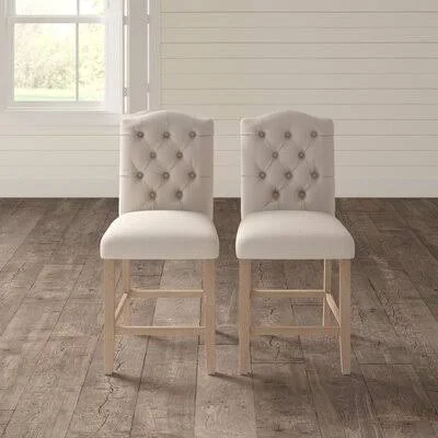Gracie Oaks Irving 26x22 Bar Stool Upholstery: Beige