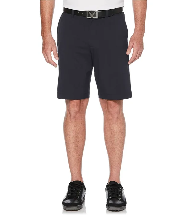 Callaway Classic Flat-Front 10 Inseam Golf Shorts, Mens, 30, Night Sky
