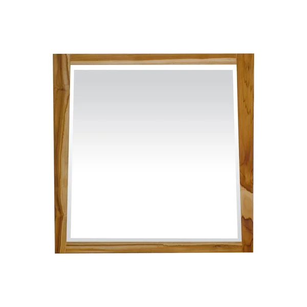 Decoteak ST-M-2 Significado 36x22 x 35x22 Teak Wood Framed Mirror EarthyTeak Home Decor Mirrors Bathroom Mirror