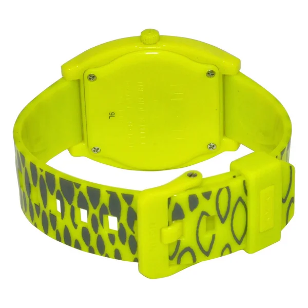 Nixon Quartz Plastic and Polyurethane Watch - Color:Citron Wildside (Model: A119-590)