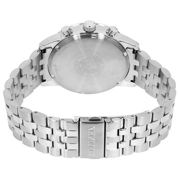 Citizen Men's Eco-Drive Corso Stainless Steel Black Dial Watch CA7000-55E