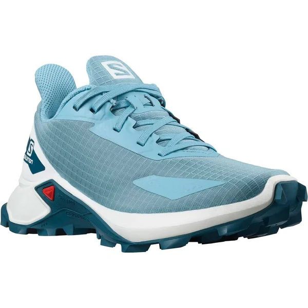 Salomon Alphacross Blast Junior Trail-Running Shoes Blue 4 Kids