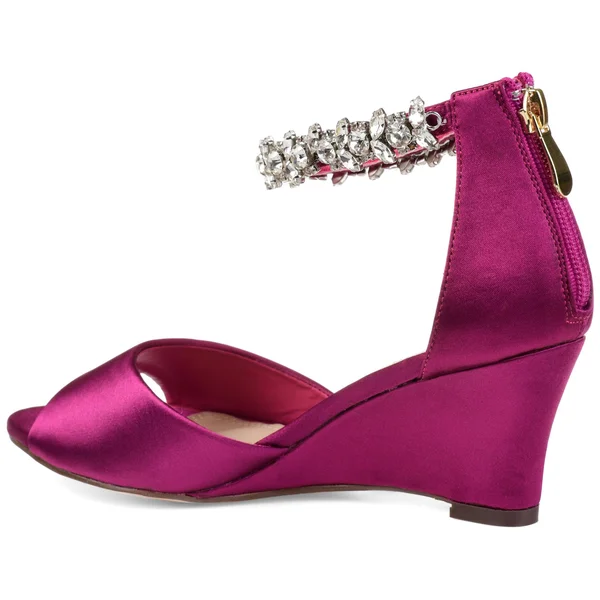 Journee Collection Black Connor Wedge