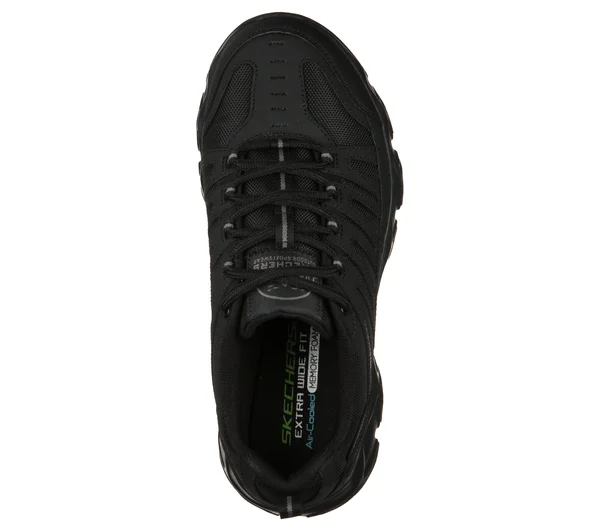 Skechers Men's Relaxed Fit Crossbar Stilholt Hiking Shoe - Black/Black
