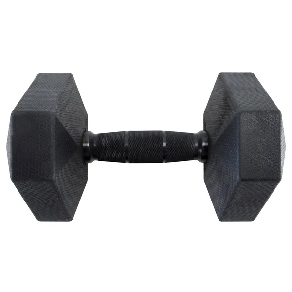 Domyos Weight Training Hex Dumbbell, 22 lbs in Black