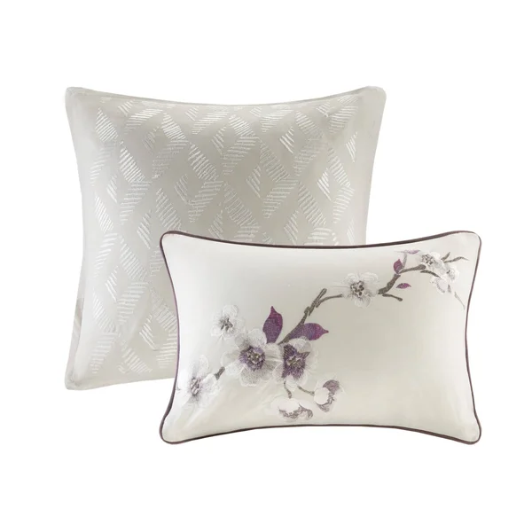 Copper Grove Cultus Purple 7-Piece Duvet Cover Set - Full - Queen