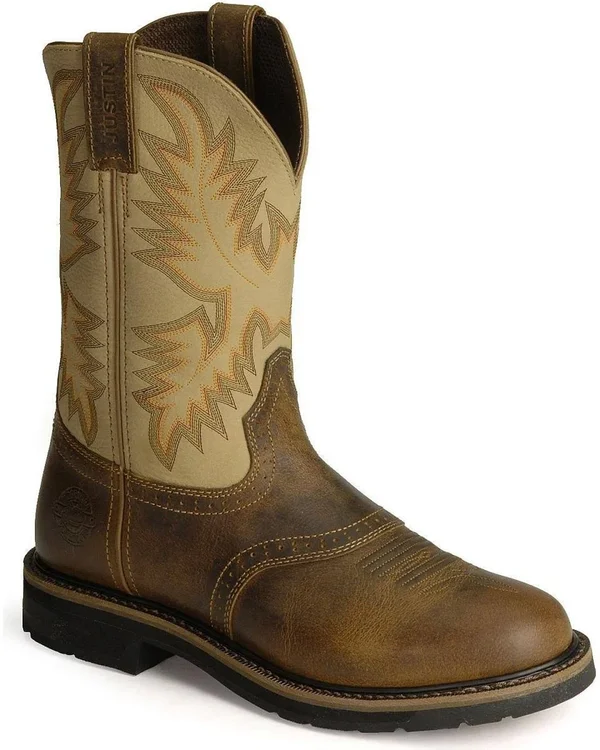 Justin Stampede Work Boots - Steel Toe