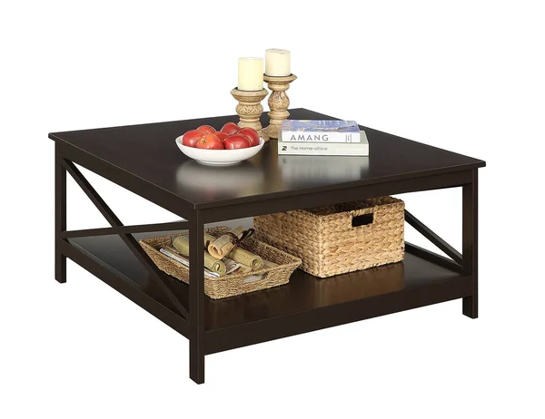 Convenience Concepts Square Coffee Table, Espresso