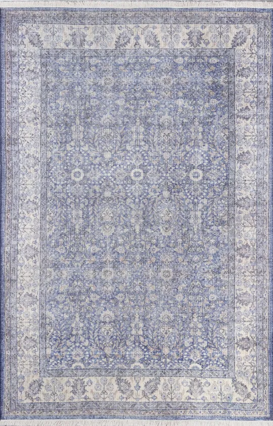 Momeni Helena 5& x 8& Blue Area Rug