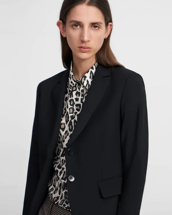 Staple Blazer in Crepe