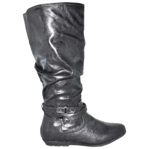 Cliffs by White Mountain Womens Franka Closed: Size:6.5 Black/tumbled/smooth