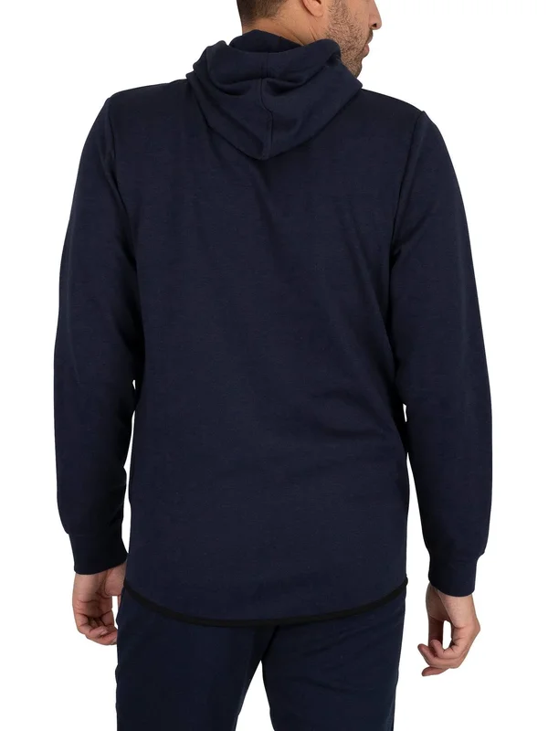 Jack & Jones Mens&s Air Zip Hoodie, Navy Blazer, AIR-ZIPHOOD, Size: L