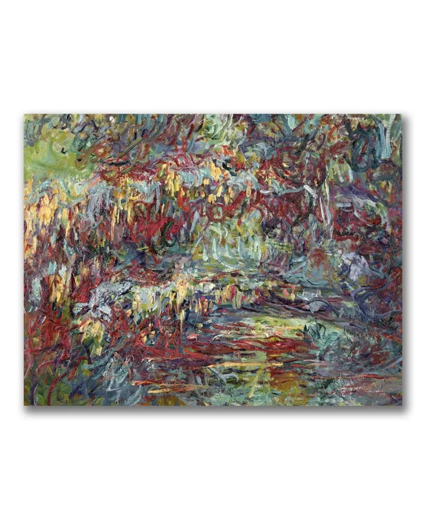 The Japanese Bridge Giverny by Claude Monet - 24x32-Inch Canvas Wall Art