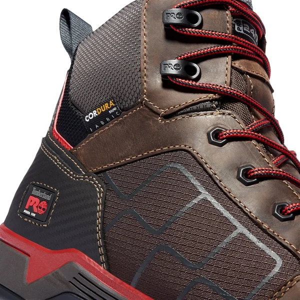 Timberland Pro Men's Payload 6-Inch Steel-Toe Work Boots, Brown, 8.5W