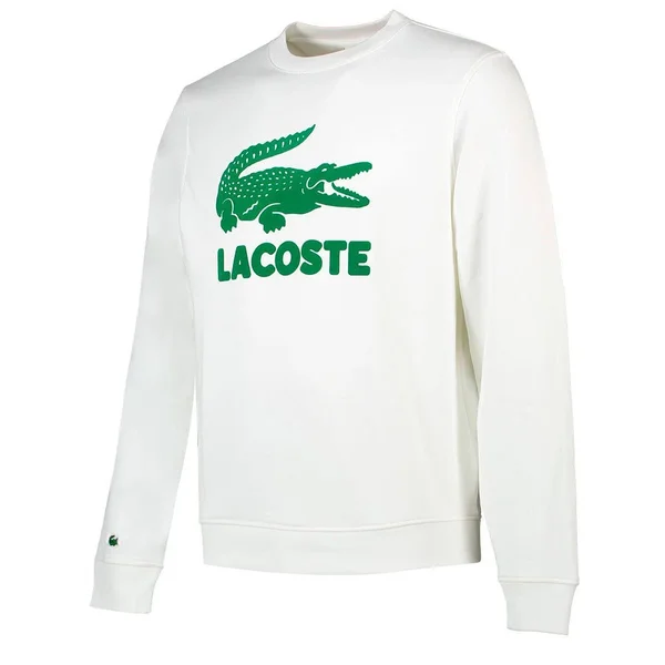 Lacoste Crocodile Sweatshirt White - M