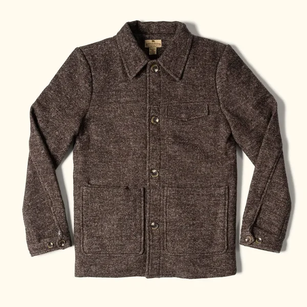 Wesley Wool Jacket - Brown - XXL