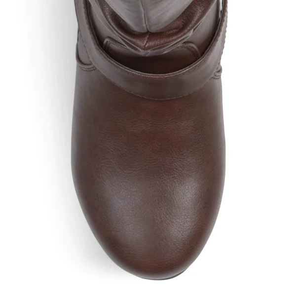 Journee Collection Women's Wide Calf Tiffany Boot - Taupe