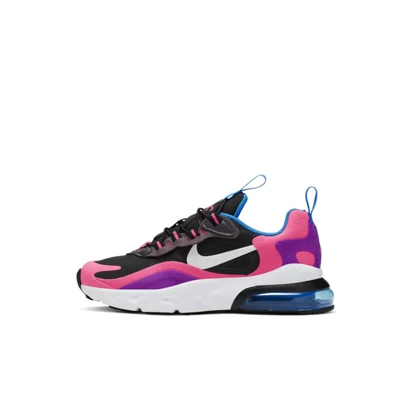 Girls Preschool - Nike Air Max 270 RT Shoes Black/White/Hyper Pink/Vivid Purple Size 13.0