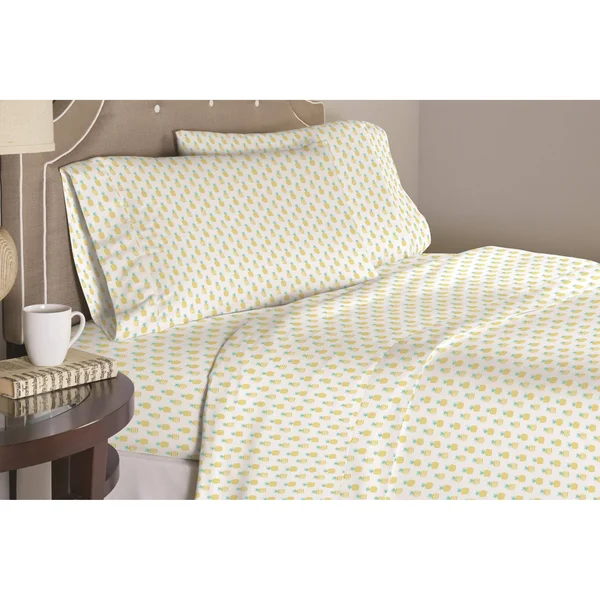 Pointehaven 200TC Cotton Sheet Set, Size: Queen, White