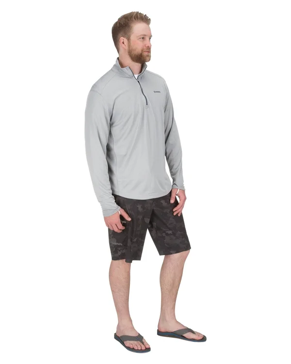 Simms Men's Solarflex Plus Half Zip - XL - Granite
