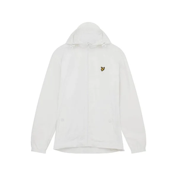 Lyle and Scott Zip Through Hooded Jacket - White