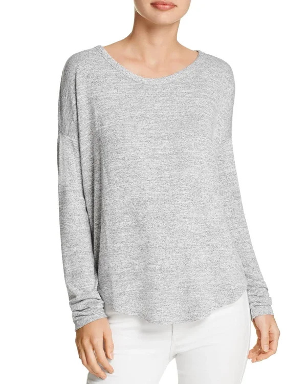 Rag & Bone Hudson Long Sleeve Tee x Small, Black