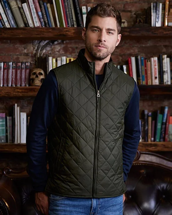 Weatherproof - Vintage Diamond Quilted Vest - Red Mahogany - 3XL