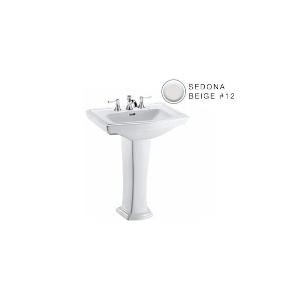 Toto LPT780.4#12 Clayton Pedestal Lavatory - Sedona Beige