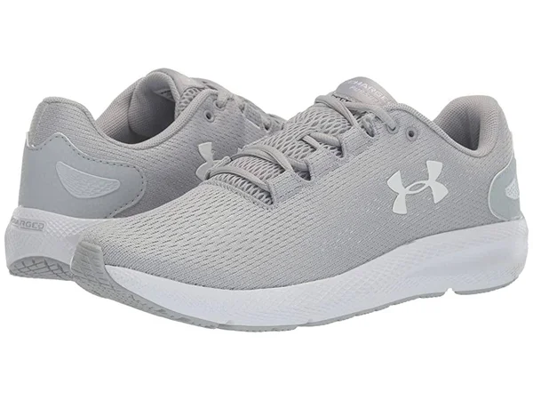 Under Armour Men's Charged Pursuit 2 Running Shoes - Gray, 14