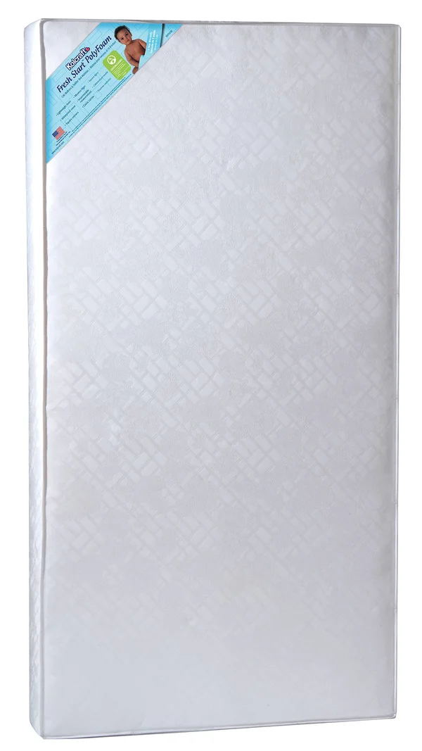 Kolcraft Fresh Start Polyfoam Crib Mattress, White