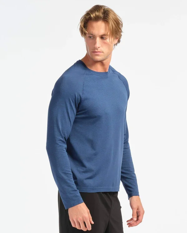 Rhone Versatility Seamless Top Regular S - Blue