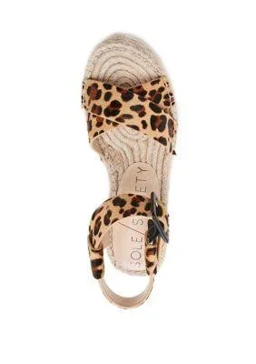 Women's Sole Society Audrina Platform Espadrille Sandal, Size 11 M - Brown