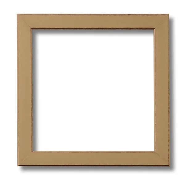 Ambassador Light Ochre Beveled Edge Wood Frame - 5x22 x 10x22