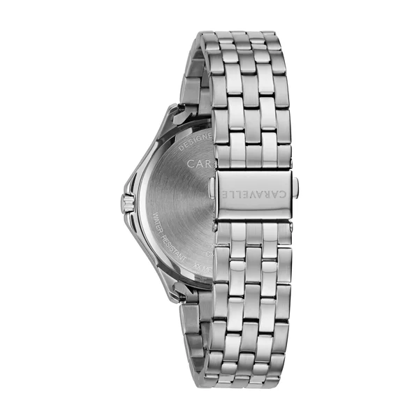 Caravelle Men's Silver-Tone Dive Style Watch - 43B162