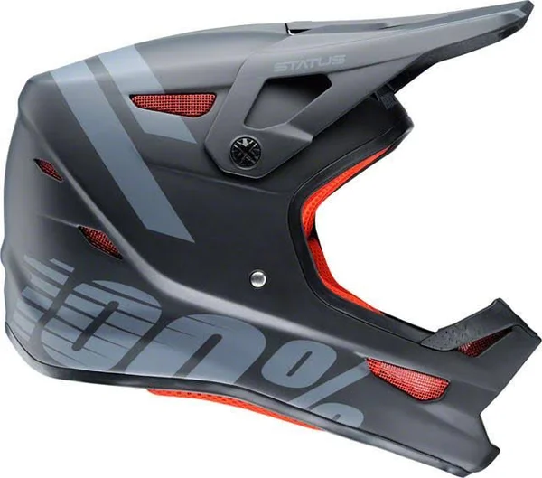 100% Status Full-Face Helmet D-Day White LG