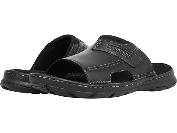 Rockport Darwyn Sandal, Men's, Black, Size 13, Sandals, Slide