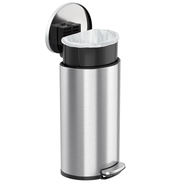 iTouchless SoftStep 8 Gallon Kitchen Step Trash Can with Odor Filter & Removable Inner Bucket - Stainless Steel, 30 LITER Sem