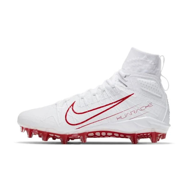 Nike Alpha Huarache 7 Elite Lacrosse Cleats (White)