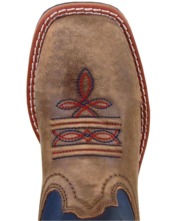 Smoky Mountain Kids Stars and Stripes Leather Western Boots