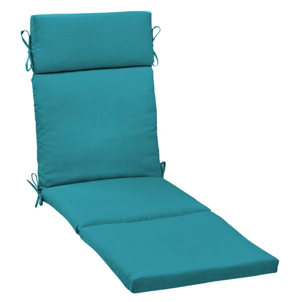 Arden Selections 29.5x22 x 21x22 Leala Texture Outdoor Chaise Lounge Cushion Lake Blue