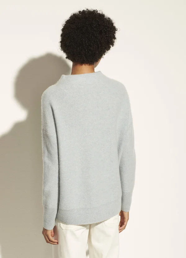 Boiled Cashmere Funnel Neck Pullover